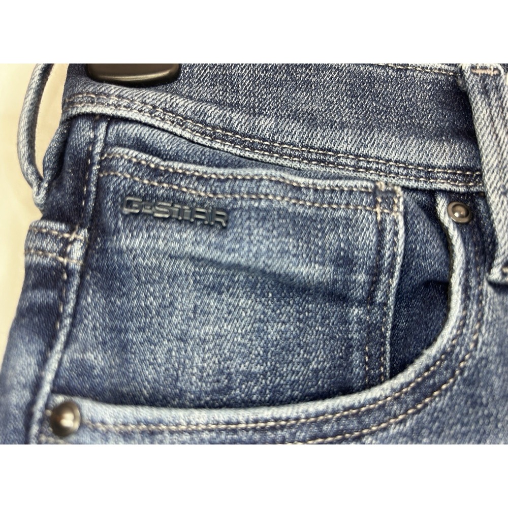 G-STAR RAW Kafey Ultra High Skinny Jeans Women's 26/32 Dark Wash Stretch Denim - Picture 6 of 16